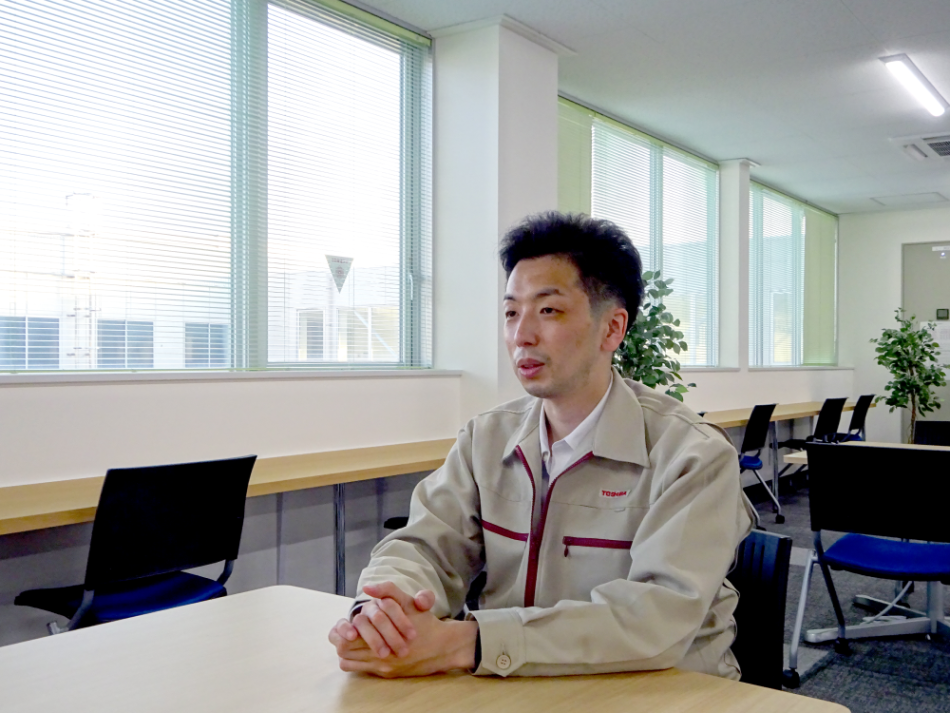 東芝デバイス＆ストレージ株式会社 先端半導体デバイス開発センター 先端半導体ユニットプロセス開発部 先端半導体ユニットプロセス開発第三担当 スペシャリスト 谷口 智洋氏（１）