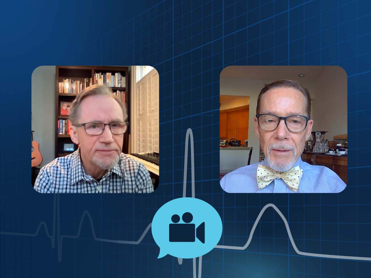 A conversation between Dr. Albert and Dr. Pearson on the ECG