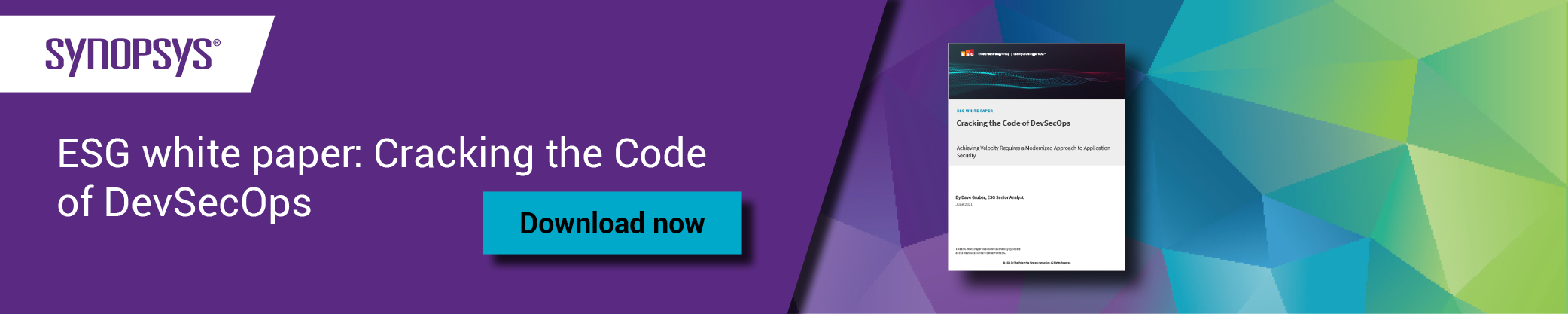 ESG white paper: Cracking the Code of DevSecOps | Synopsys