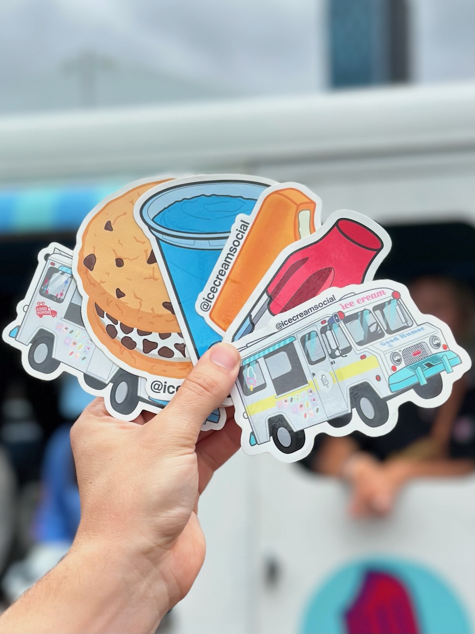 Ice Cream Social Stickers