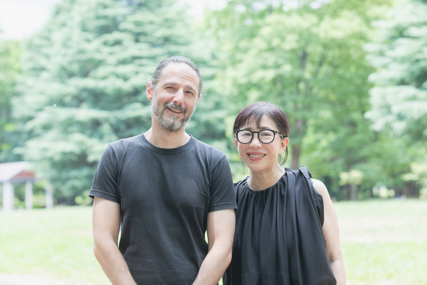 Two curators of the Asama International Photo Festival.