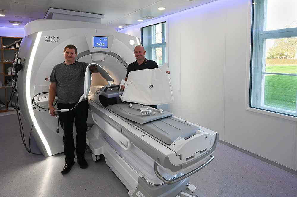 Progardia Healthcare har fået ny MR-scanner: SIGNA Architect med fleksible spoler, AIR coils fra GE Healthcare