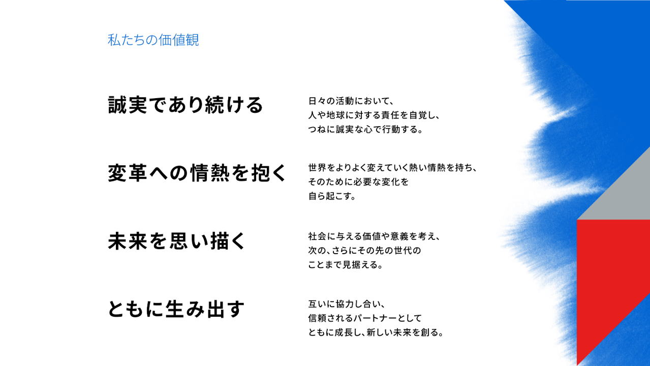 東芝の価値観