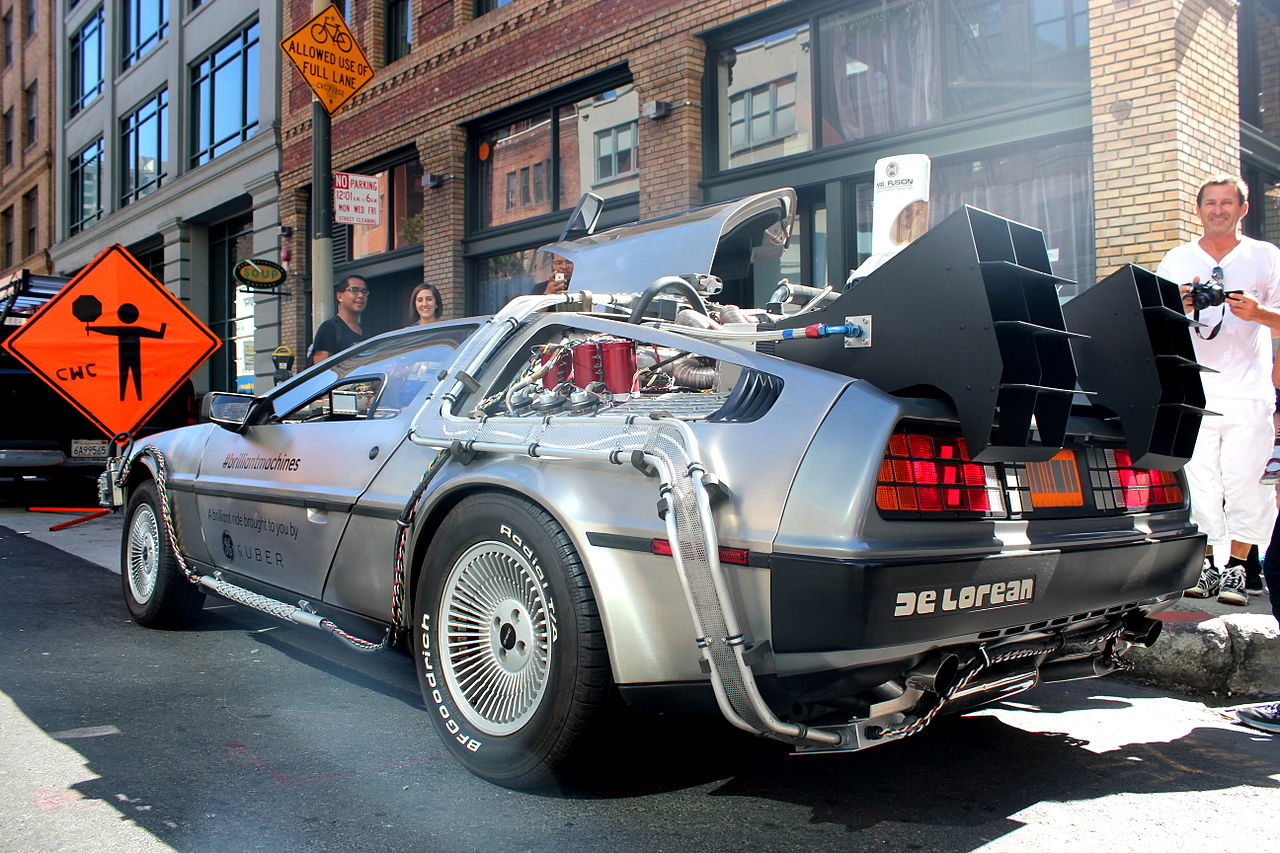 In a 2013 promotion, Uber offered rides in a Delorean like the time-traveling one from the "Back to the Future" films.