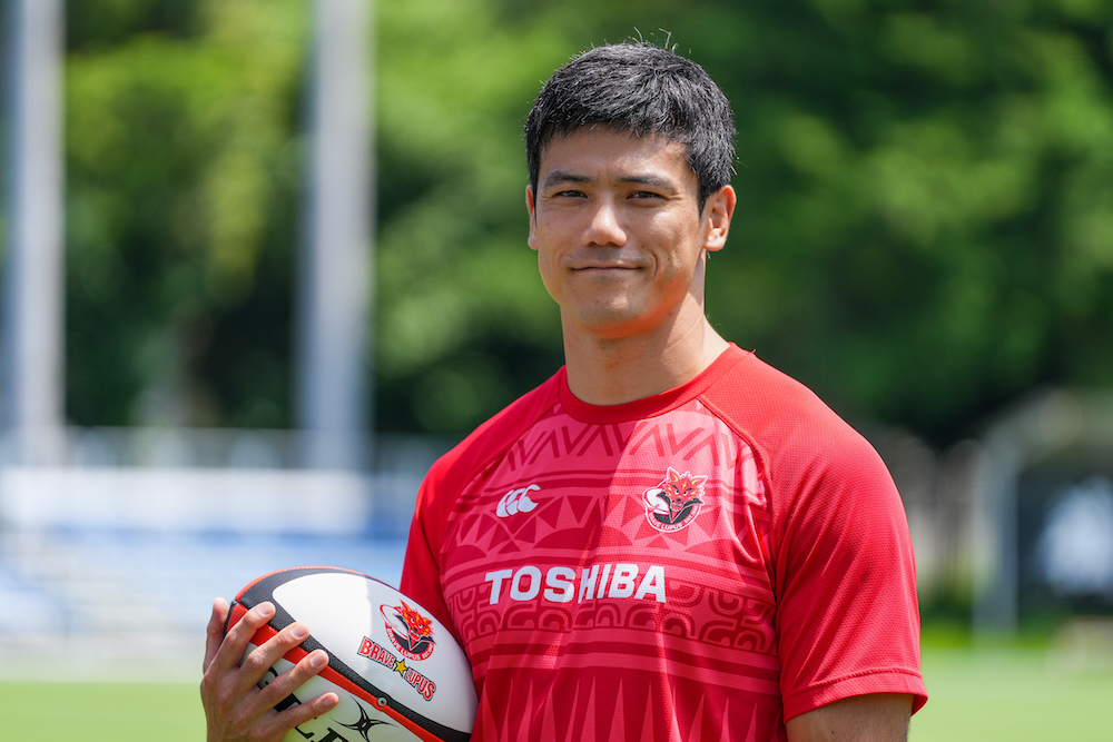 Shohei Toyoshima, the fullback on Toshiba Brave Lupus Tokyo