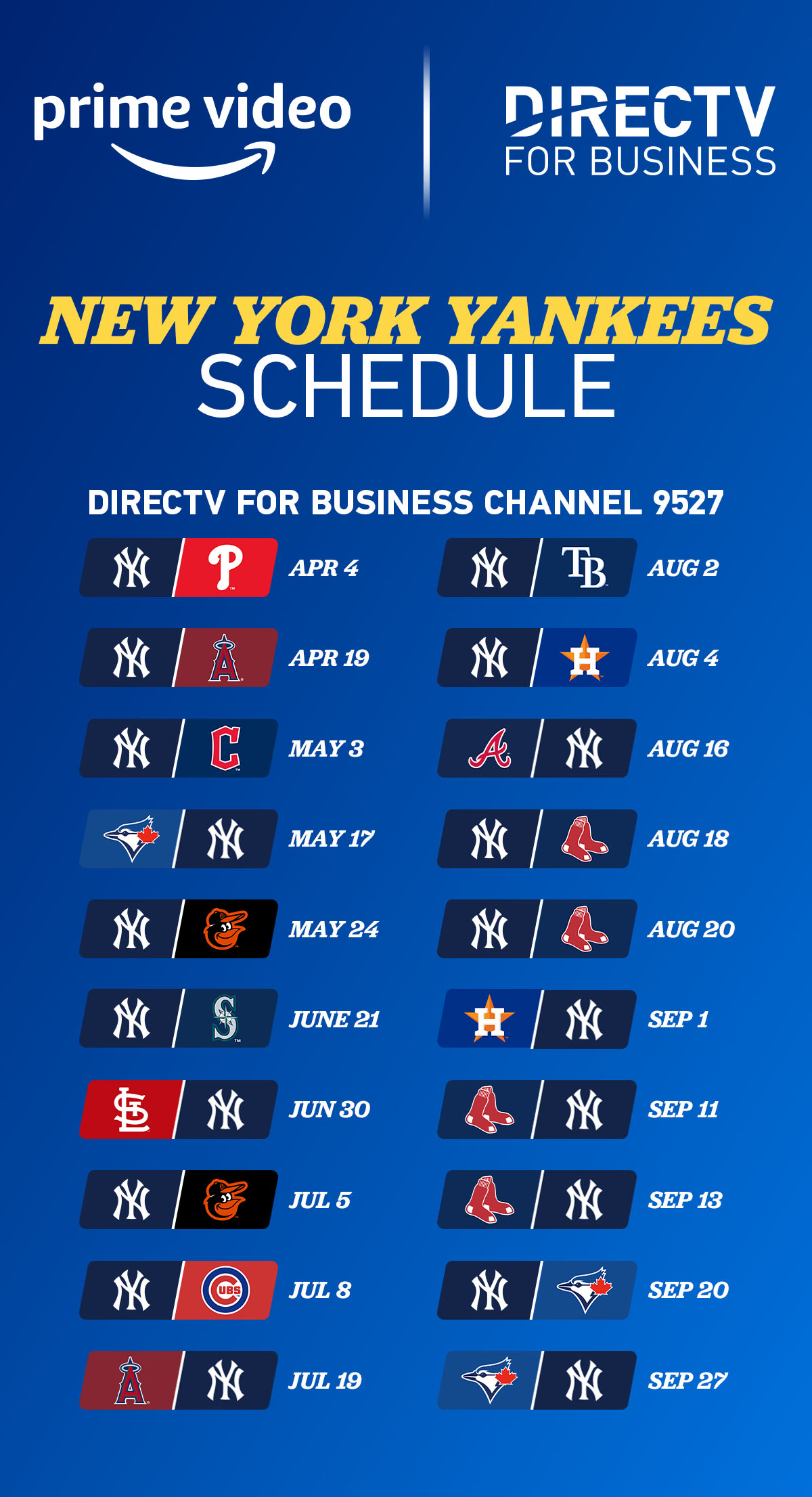 New York Yankees Schedule 2025 Printable Jami Rickie