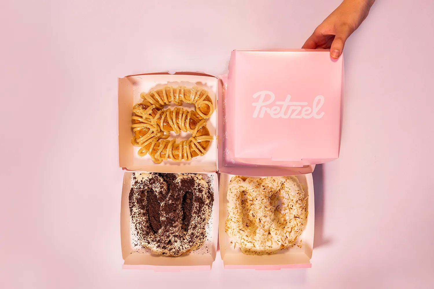 Pretzel Australia boxes