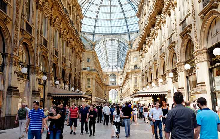 Galleria Vittorio Emanuele II shopping arcade