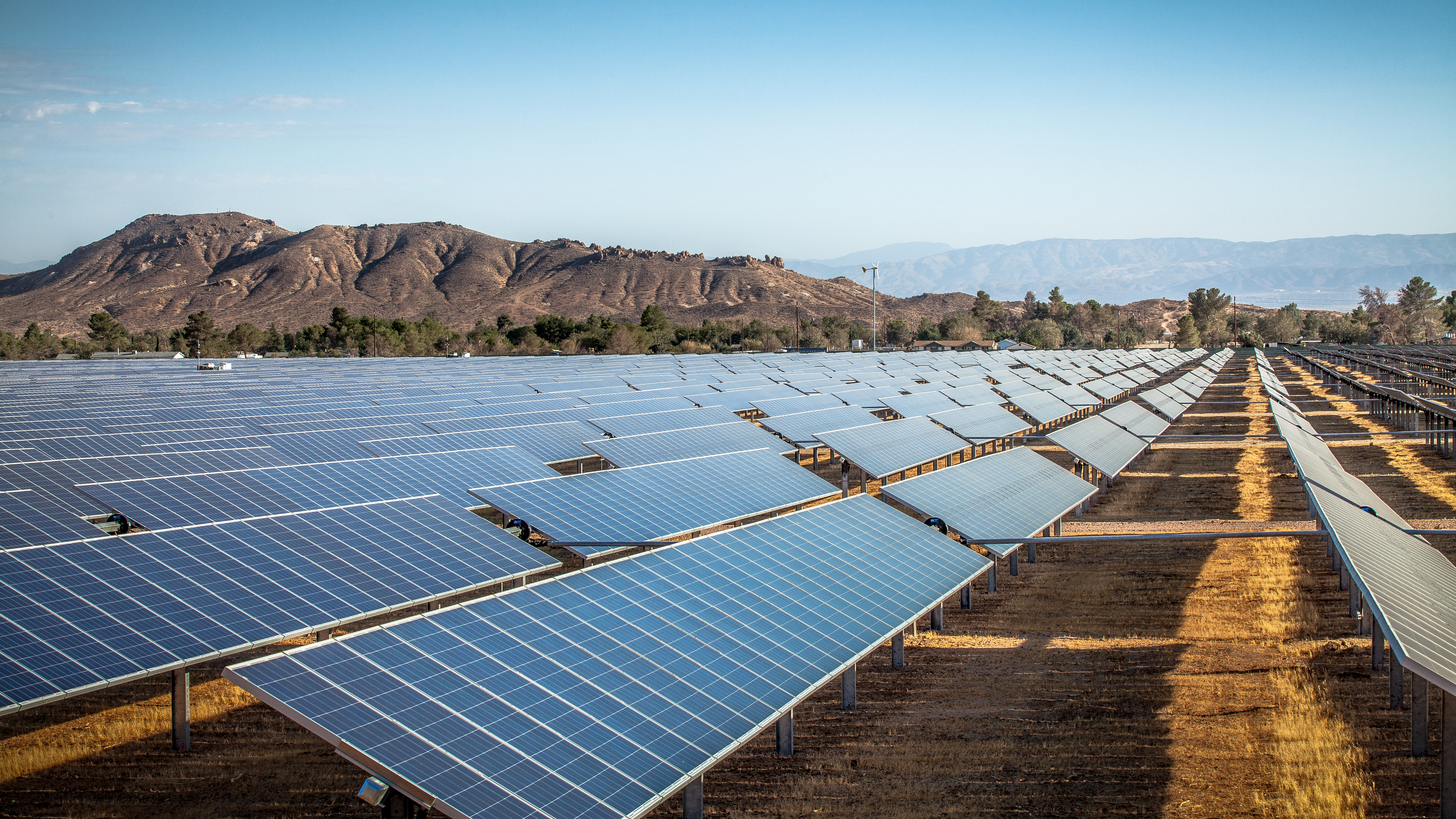 Photovoltaic Solar Array In Rosamond, California