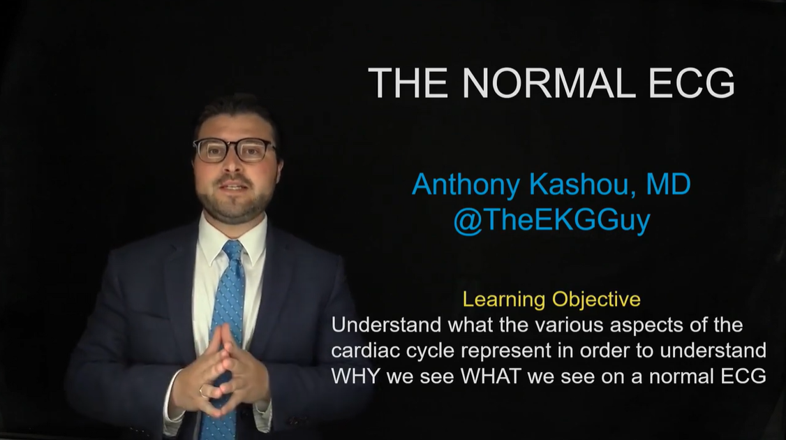 The Normal ECG Webinar - Dr Anthony Kashou