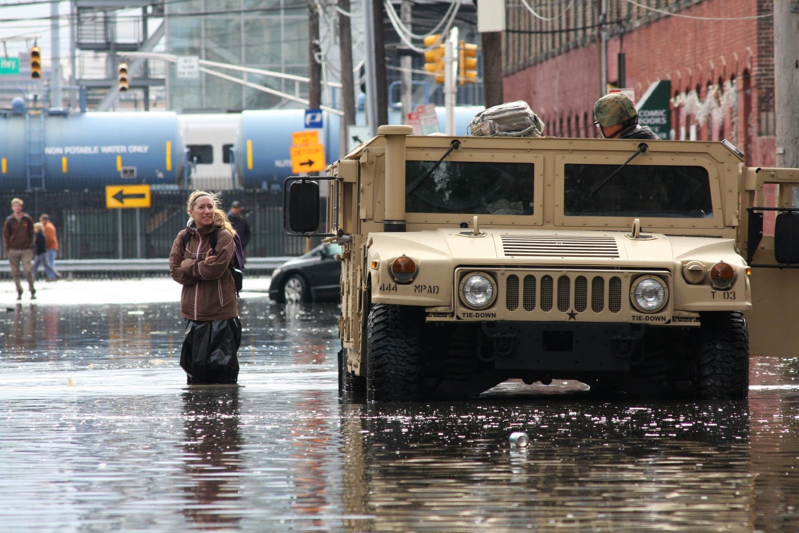 Flooding following Superstorm Sandy