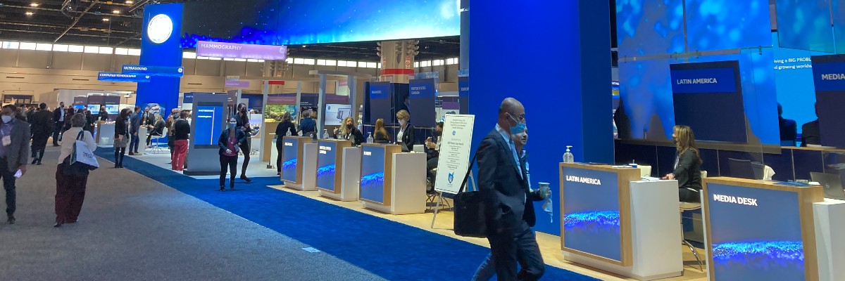 GE Healthcare booth RSNA 2021