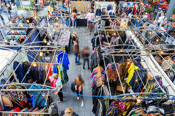 Spitalfield's Market has become a trendy day out in London