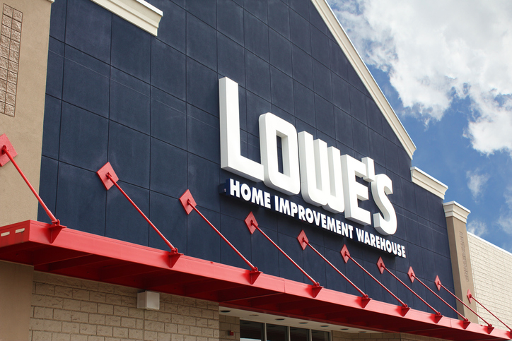 restructuring push Lowe's warehouse photo