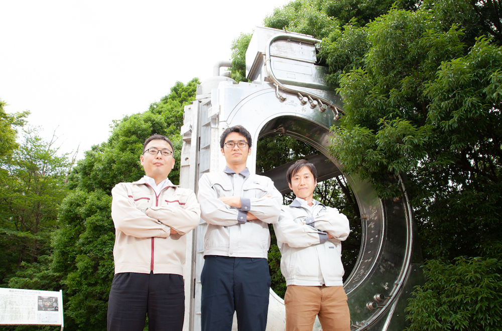 Takuma Wakatsuki, Hideki Kajitani and Yusuke Ishii.