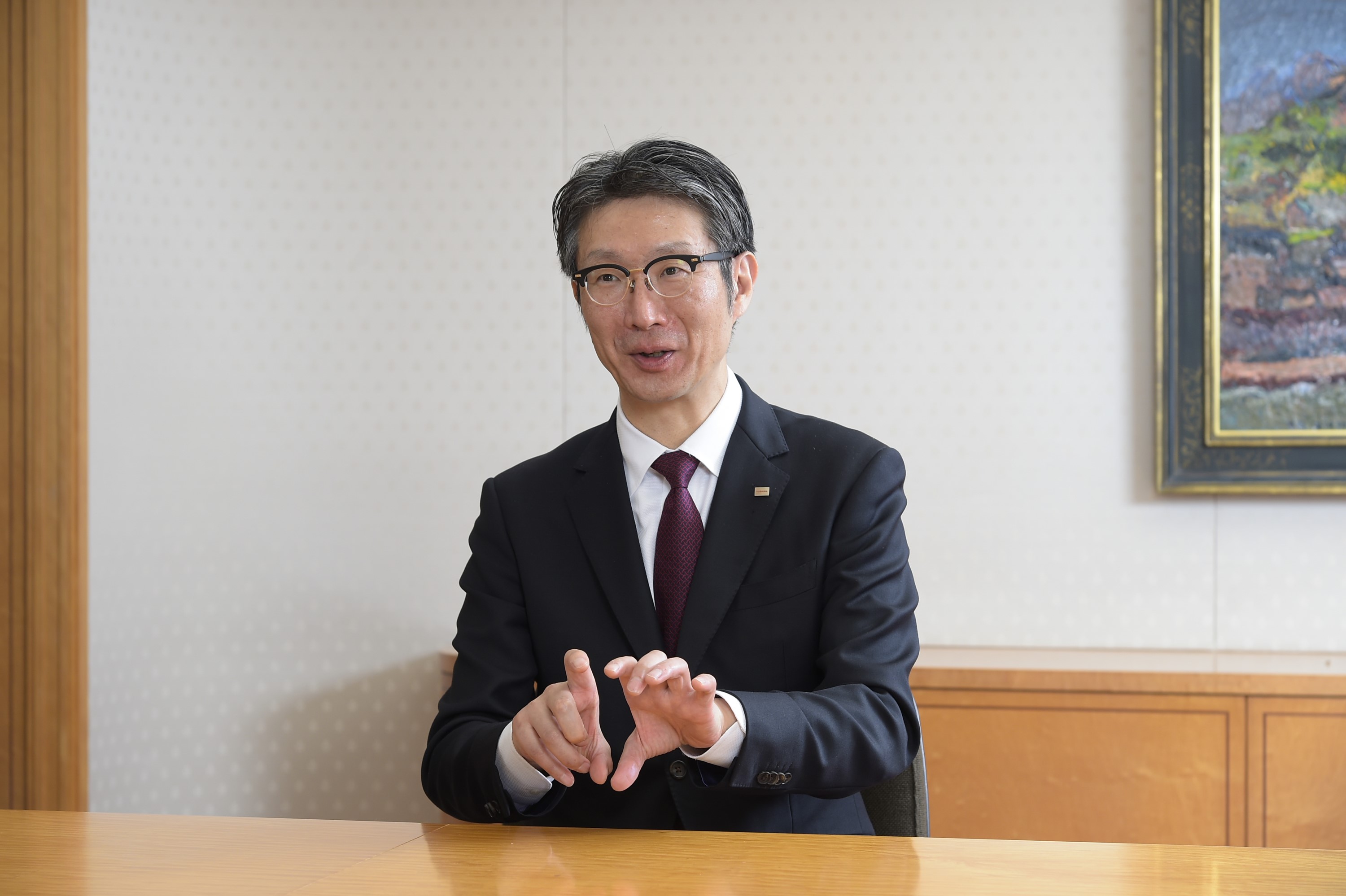 Taro Shimada, President and Chief Executive Officer, Toshiba Corporation