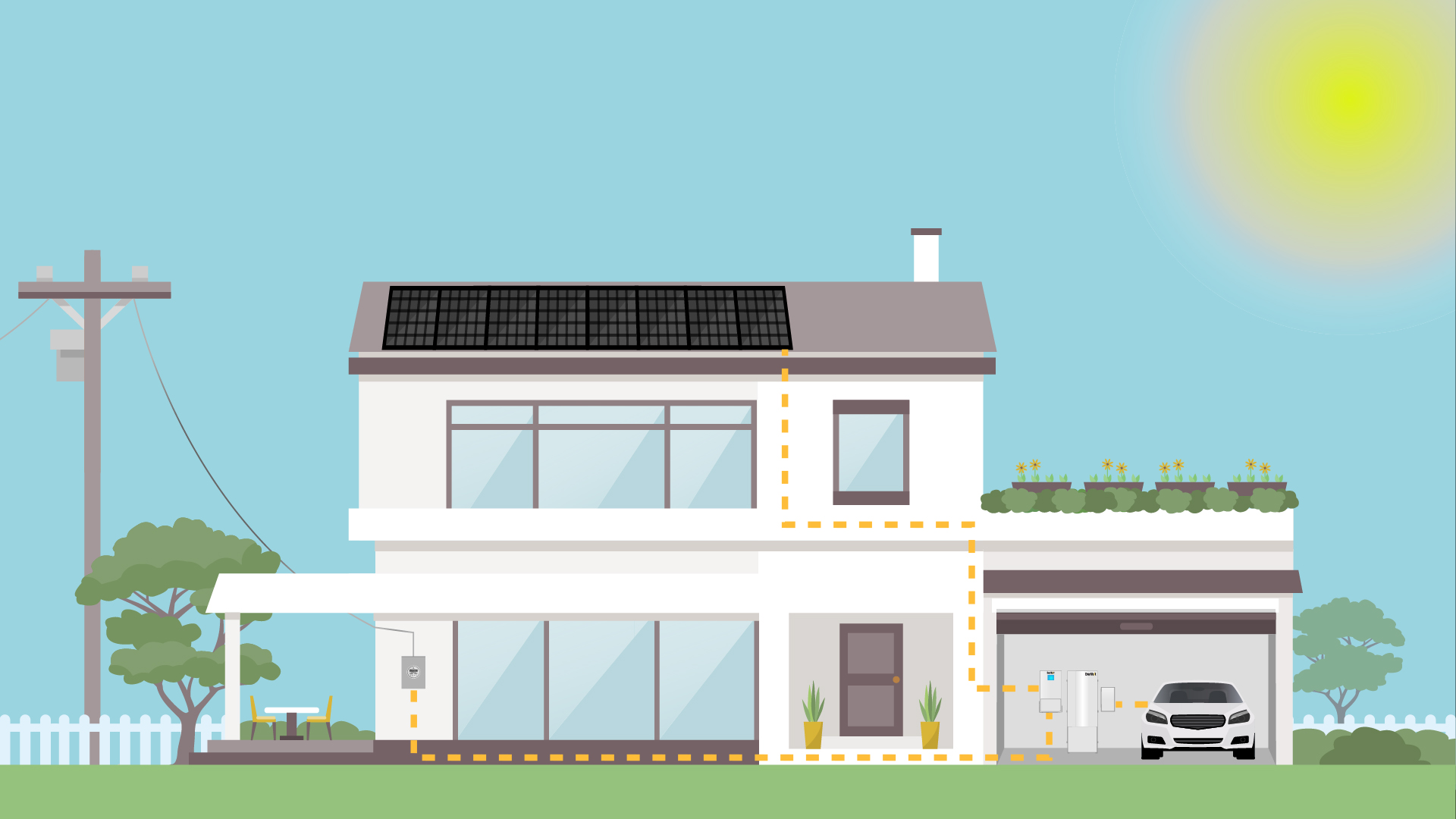 Battery storage diagram