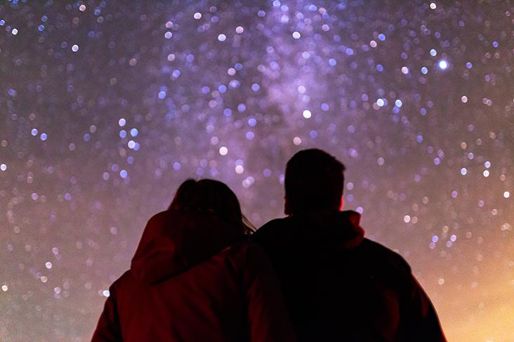 Clear sky area stargazing Kielder Observatory England