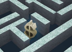 Money in a maze suggests deferred compensation
