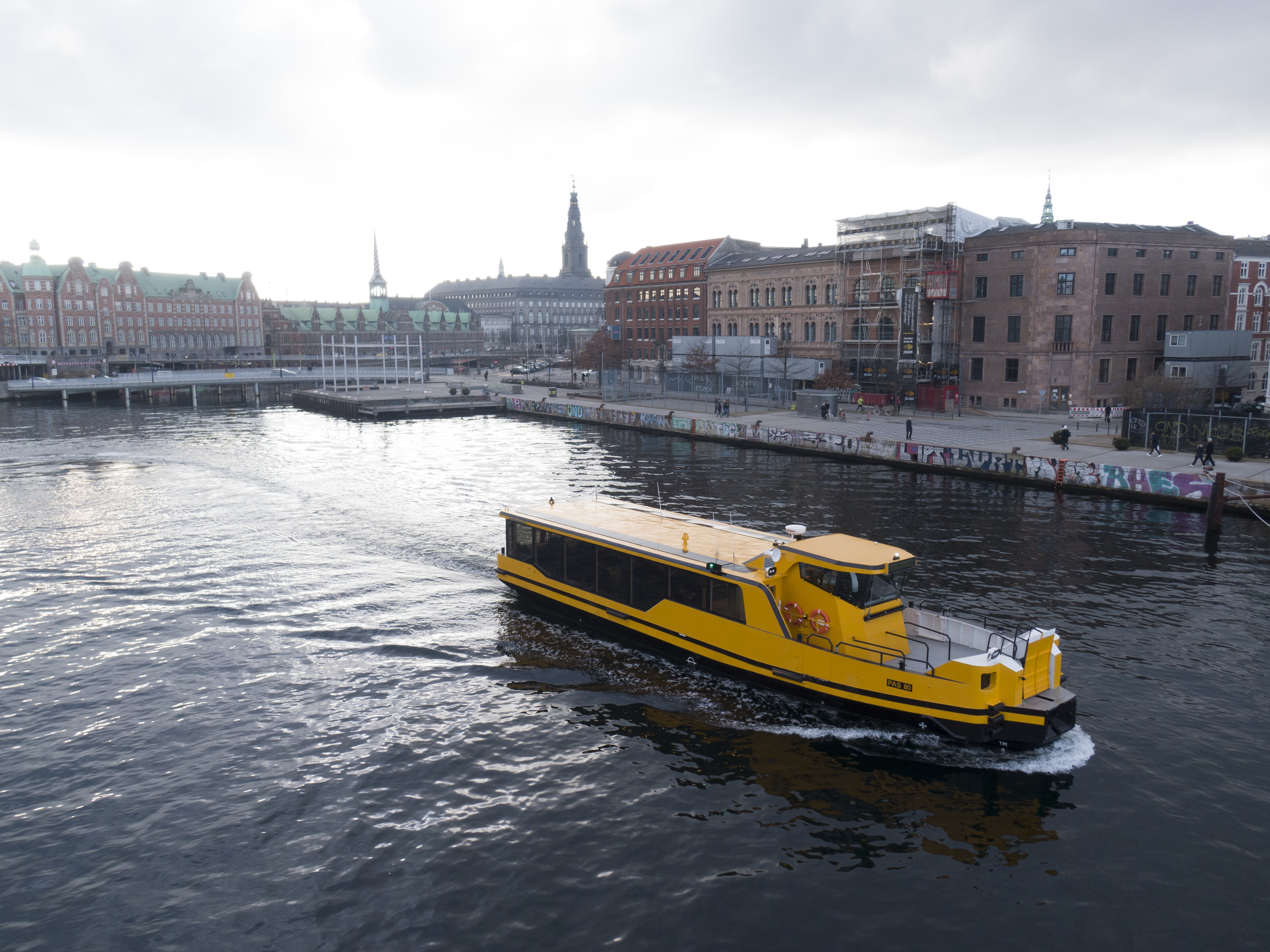 One of Damen and Echandia’s electric ferry in operation, Copenhagen