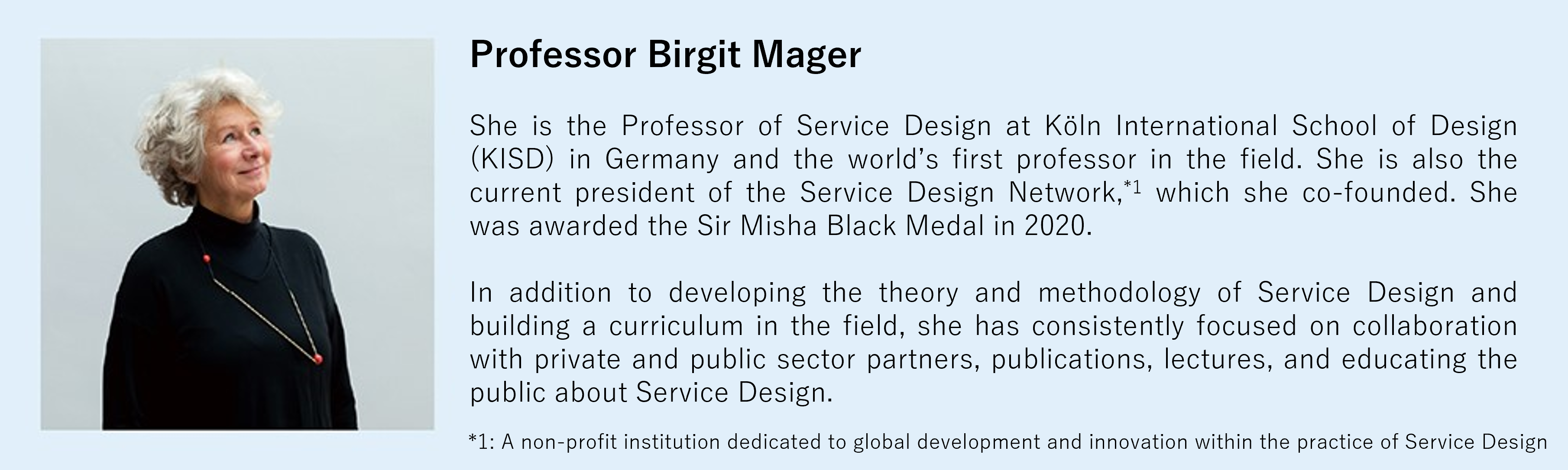 About Professor Birgit Mager