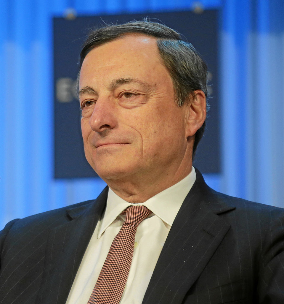 Mario Draghi, European Central Bank president.