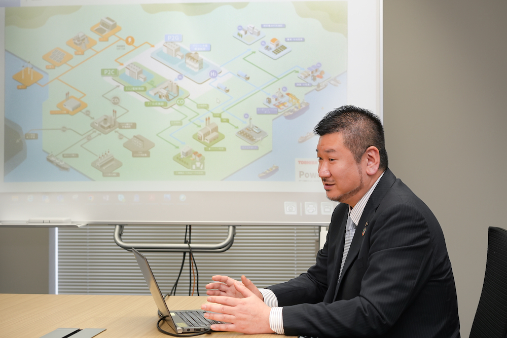東芝エネルギーシステムズ株式会社 エネルギーアグリゲーション事業部 水素エネルギー技術部　マネジャー 尾平 弘道氏