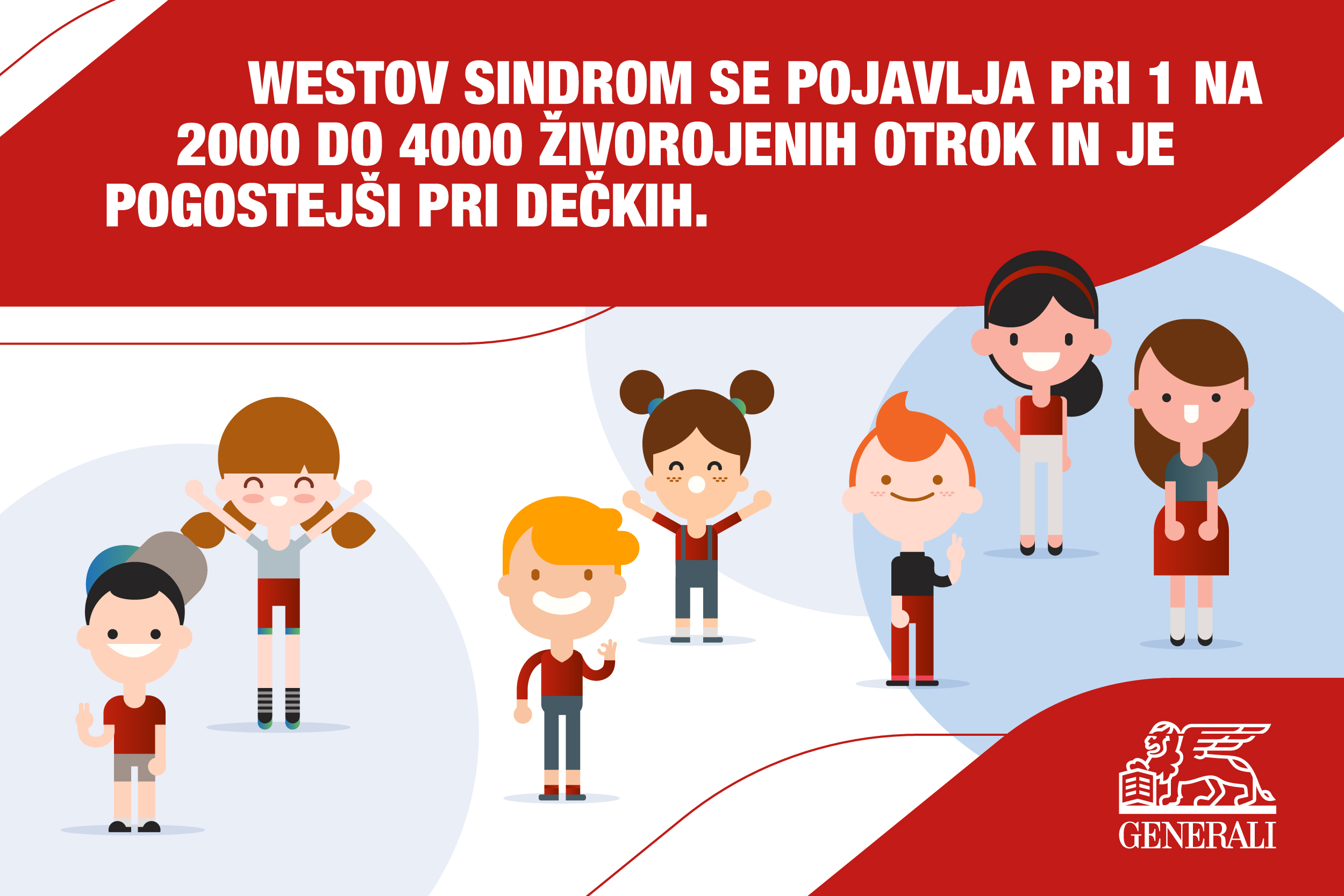Westov sindrom se pojavlja pri 1 na 2000 do 4000 živorojenih otrok in je pogostejši pri dečkih.