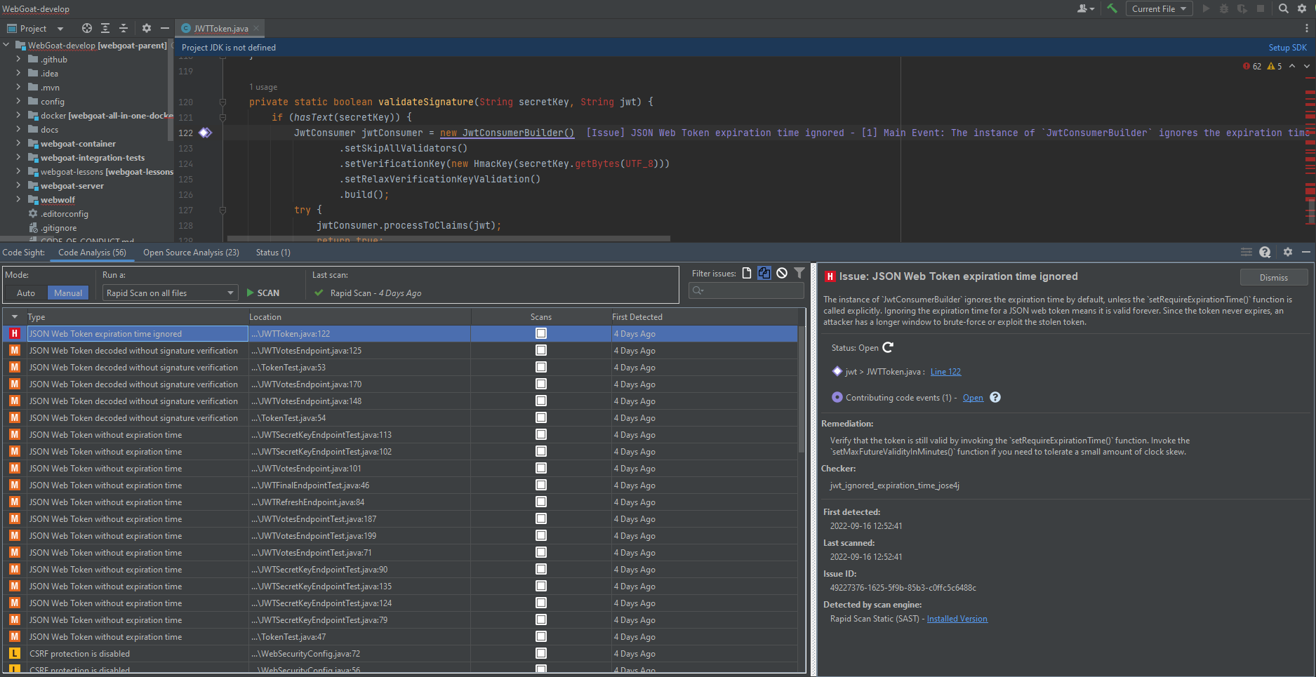 Code Analysis view in Code Sight performs static analysis on the code you write | Synopsys