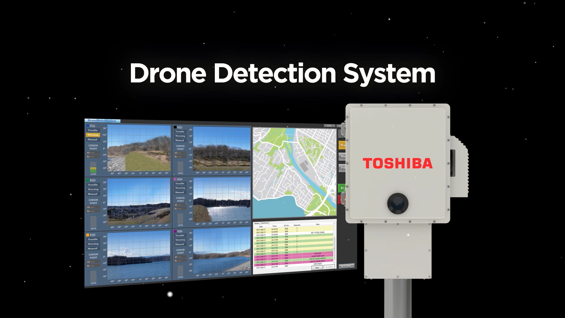 Radio Signal Visualization Technology　Drone Detection System
