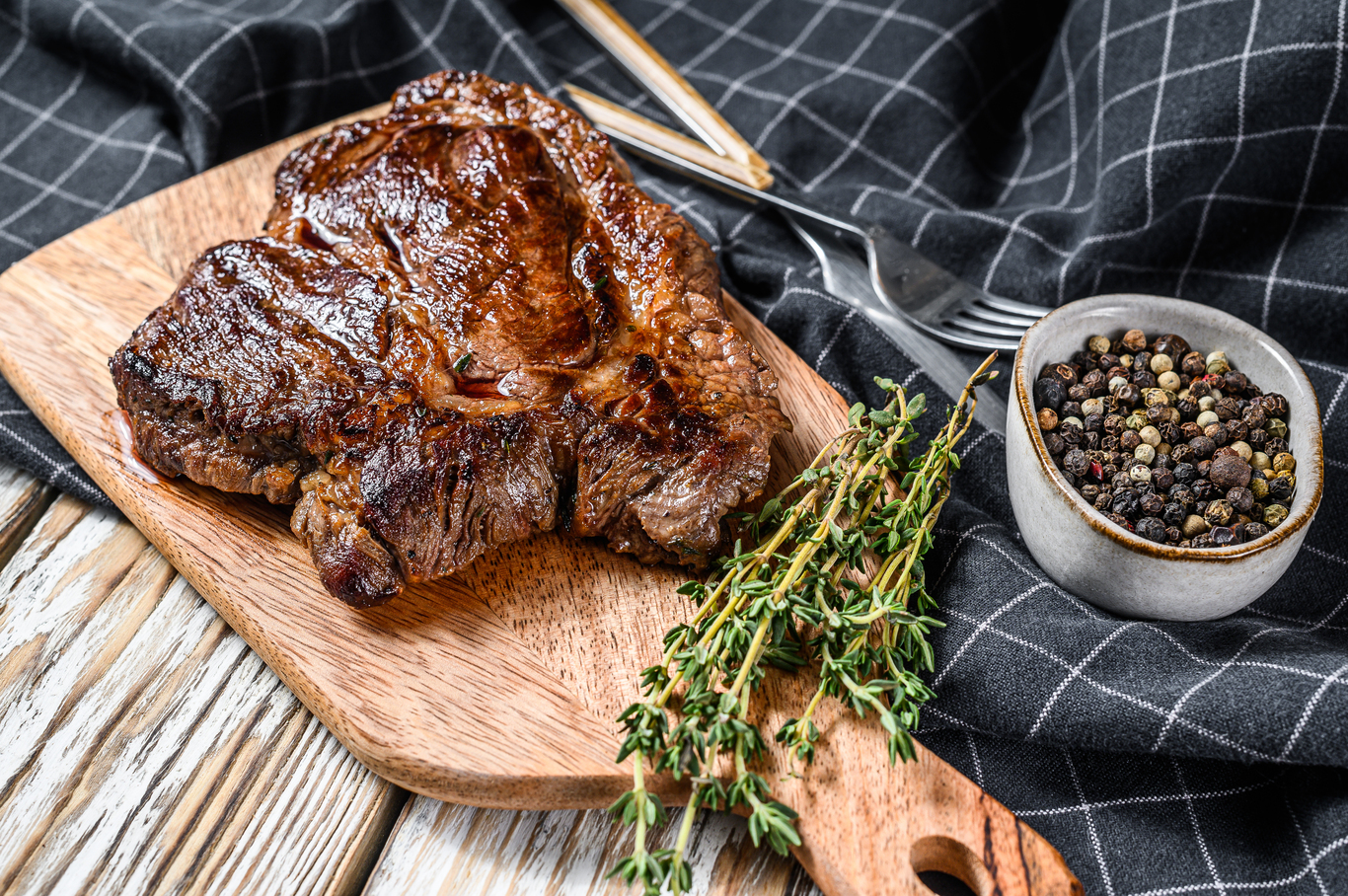 Personalized Wood Steak Barbecue Plate