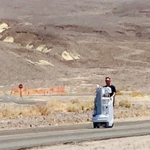 GE Healthcare next-gen portable X-ray system AMX Navigate being tested in desert conditions