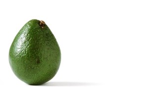 Take a sneak peek at avocados by popping off that little stem that you see there on the top right.