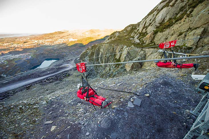 Zip World in North Wales