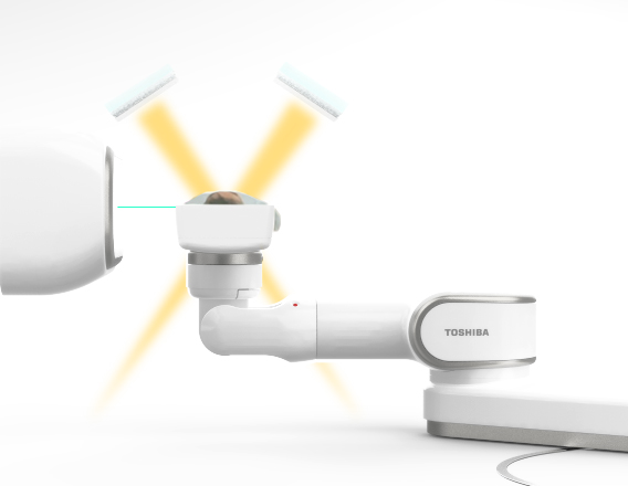 Toshiba’s robotic arm treatment couch