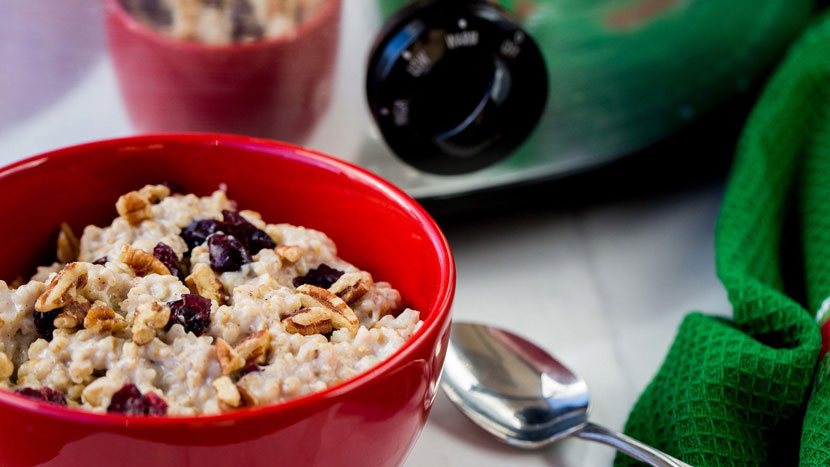 All-in-one cooker: Oatmeal