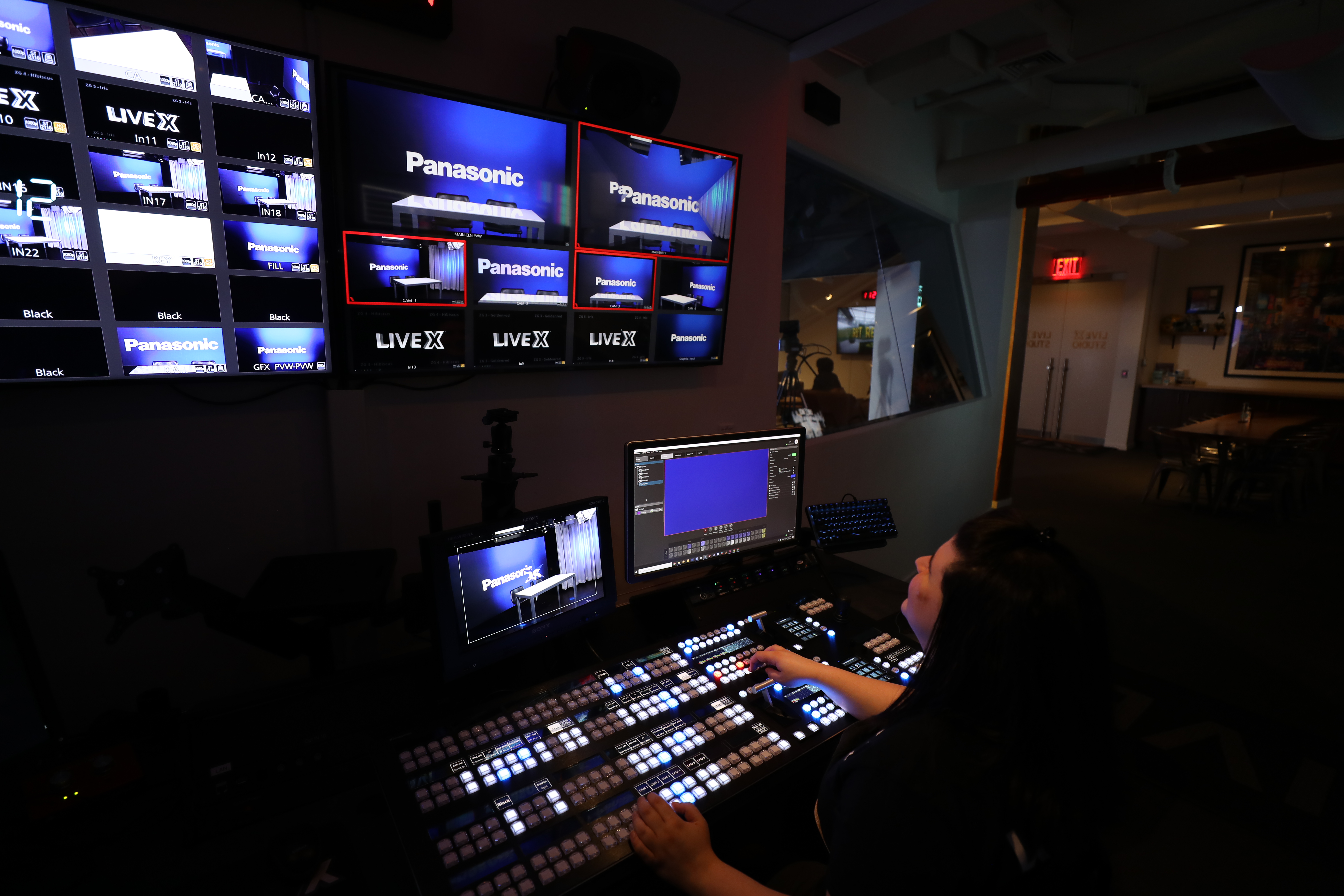 Panasonic live production software at work