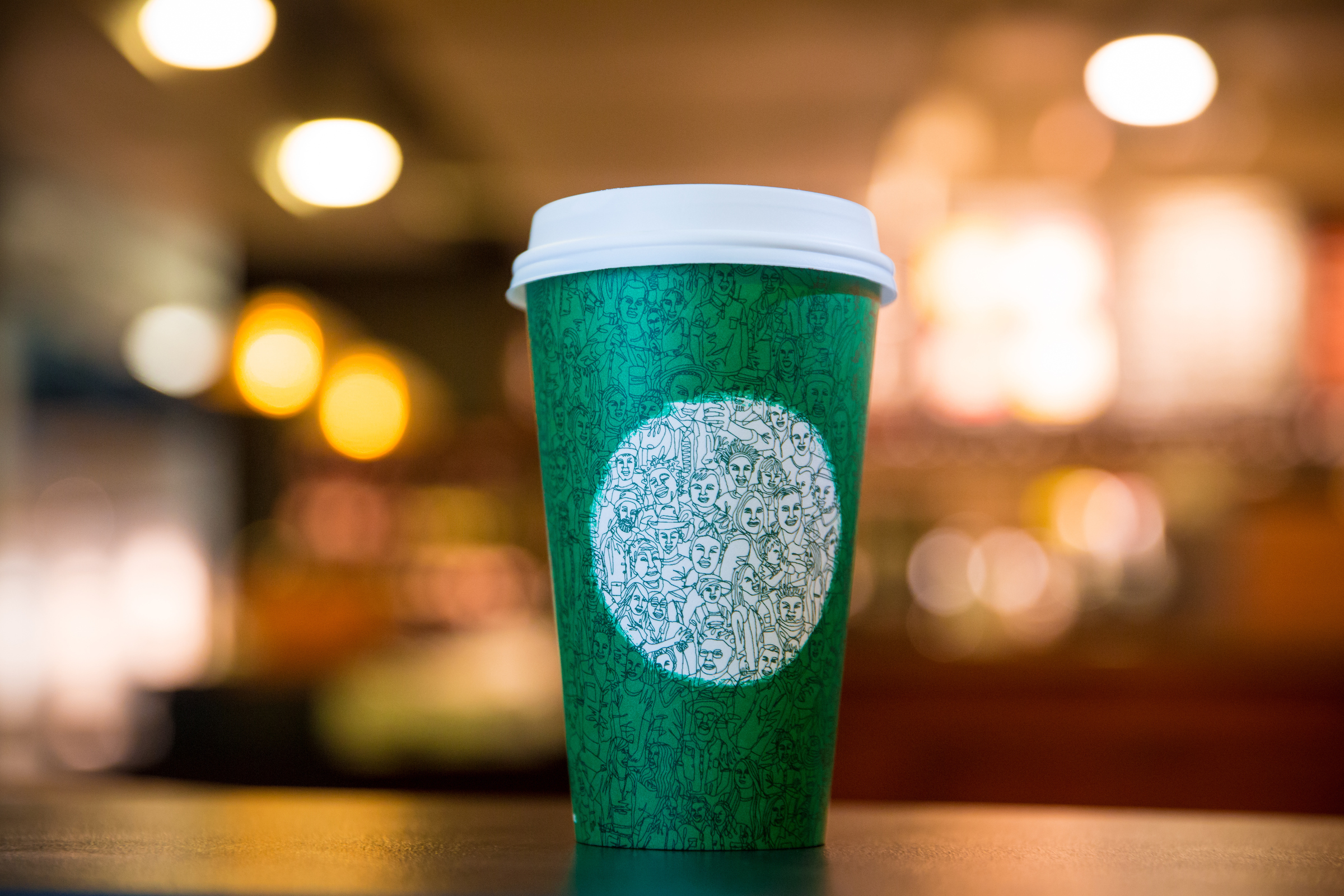 Starbucks cup photographed on October 26, 2016. (Joshua Trujillo/Starbucks)