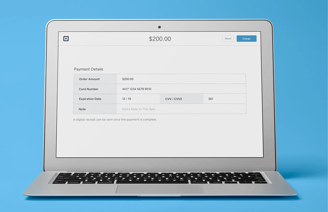 Square Virtual Terminal Payment Gateway