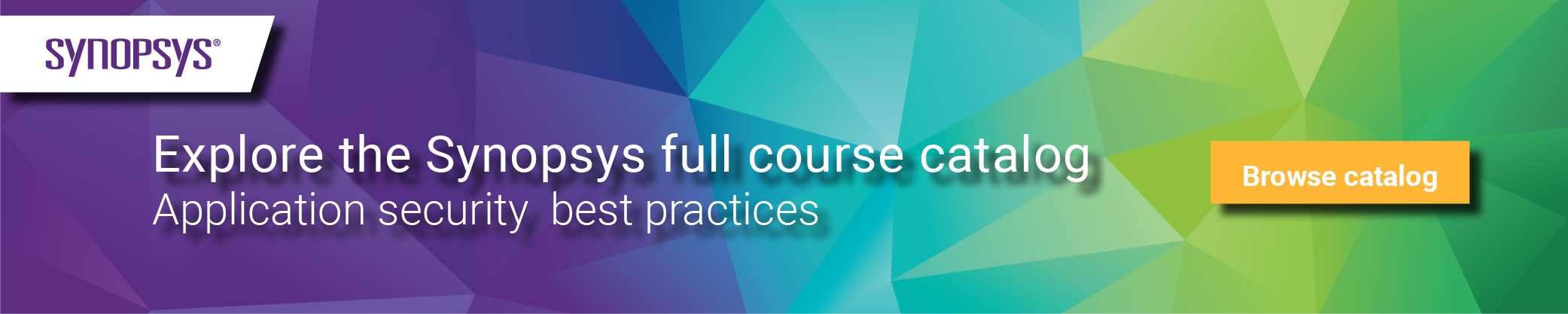 Application security best practices course catalog | Synopsys