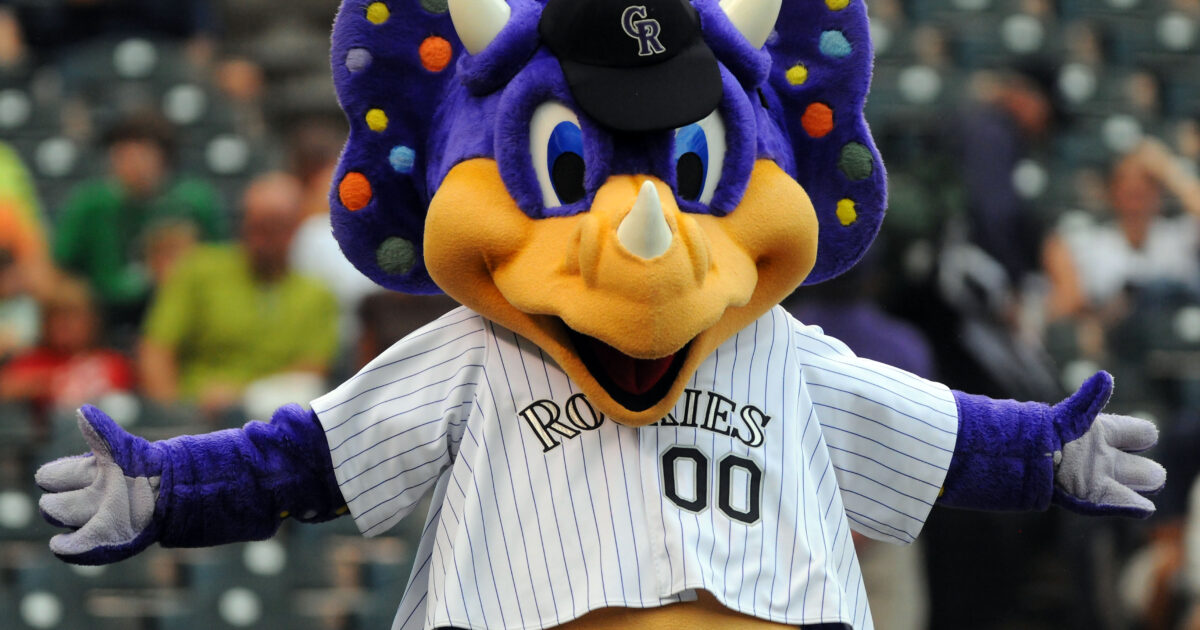 Dinger is the Rockies' mascot