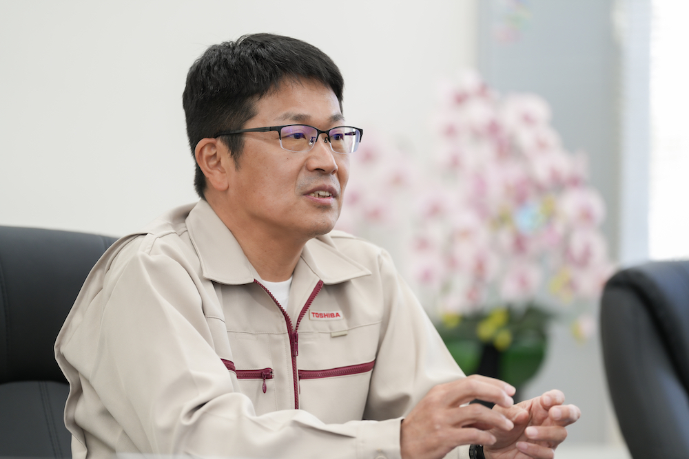 Katsuhiko Yamada, Group Leader, Structural FC Manufacturing Technology Group, Structural FC Manufacturing Division, Toshiba Materials Co., Ltd.