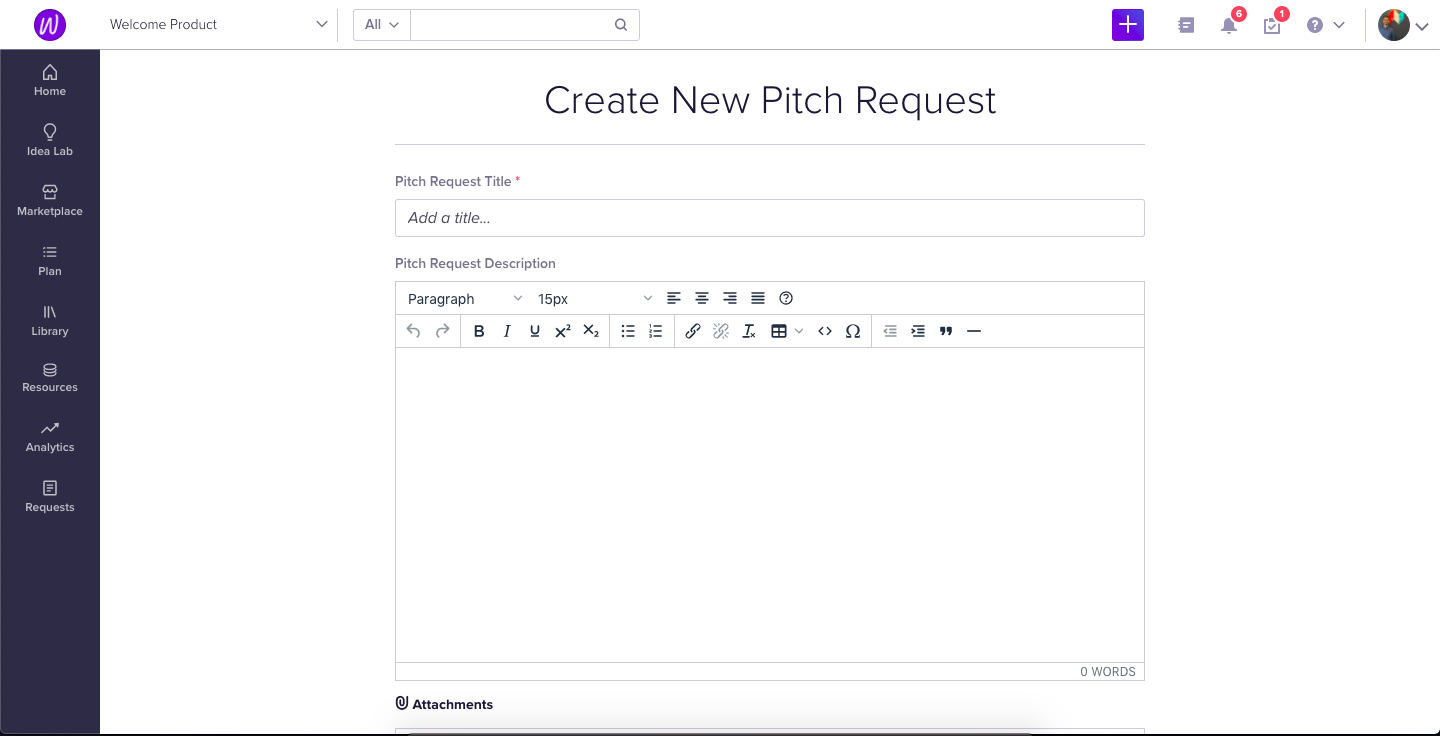 Create pitch requests – Support Help Center