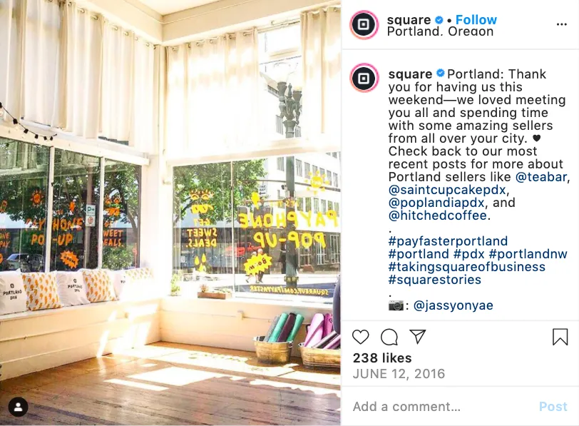 Square in Portland