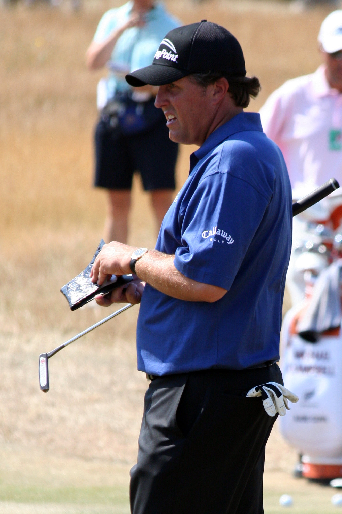 Phil Mickelson: not the happiest of times.