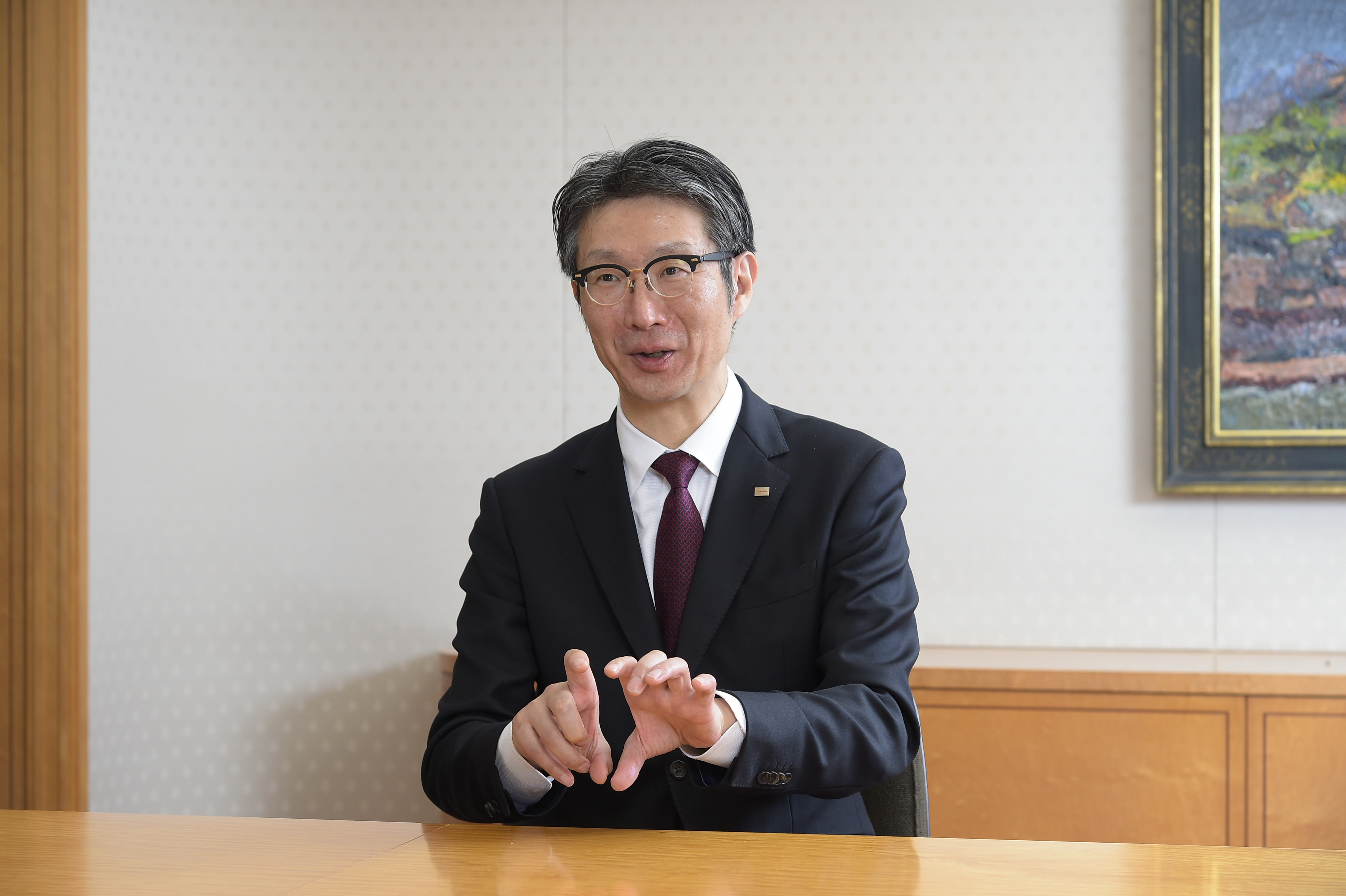 株式会社 東芝　代表執行役社長 CEO 島田 太郎氏