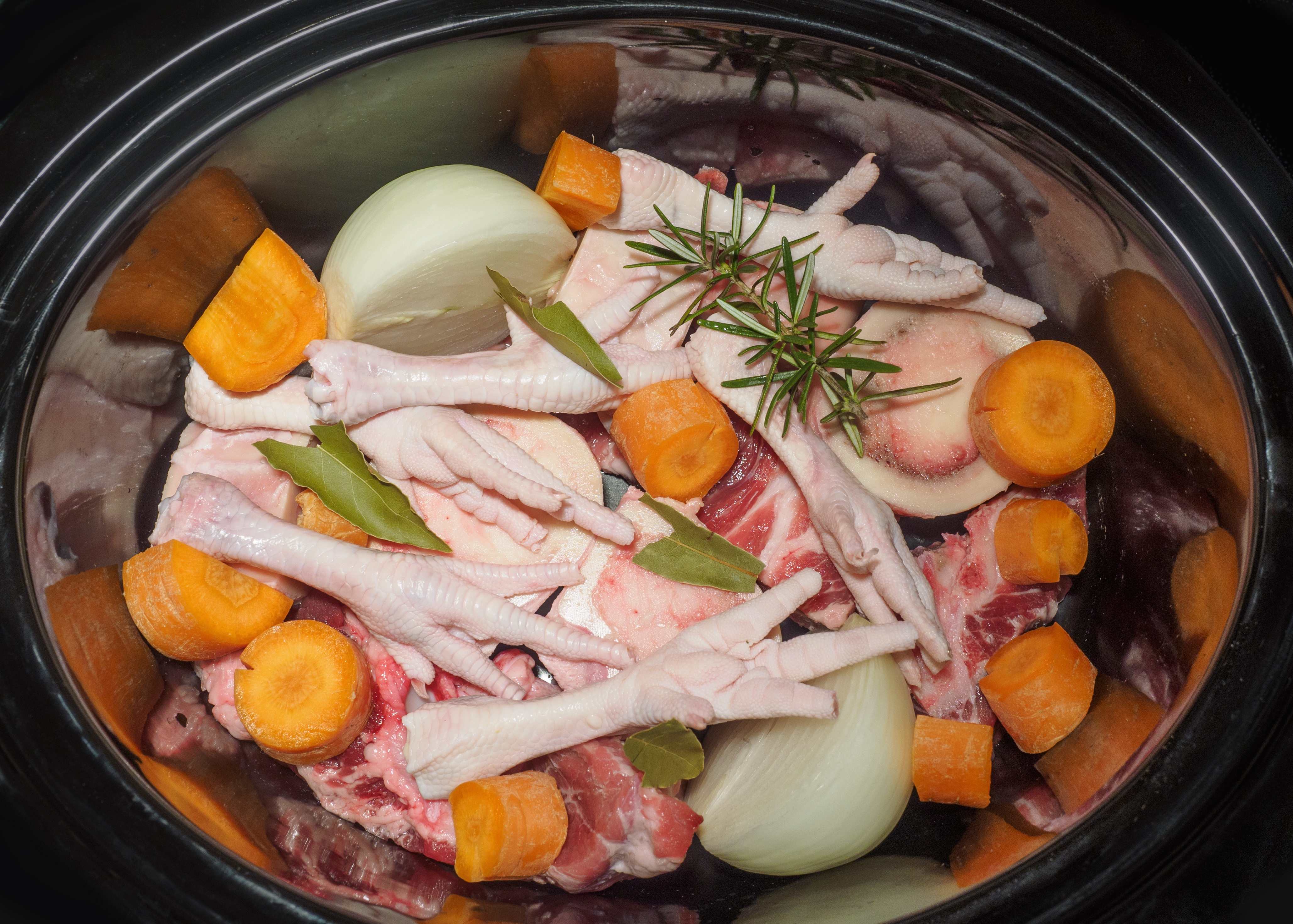 Soup Making two ways….in a Rival crockpot and In the Cuisinart