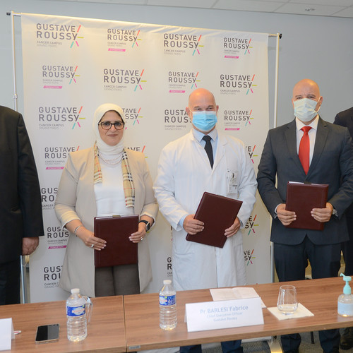 Egyptian Ministry of Health just signed a preliminary agreement with GE Healthcare and Europe’s top cancer hospital, Gustave Roussy, to create rapid diagnosis clinics for breast cancer in Egypt.