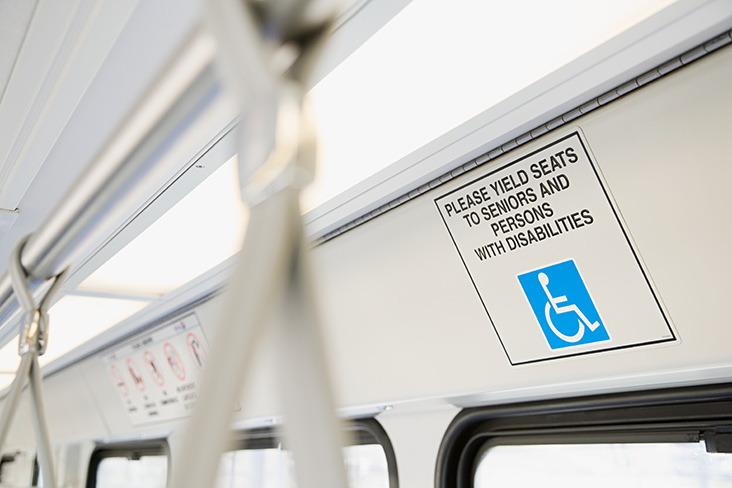 Train interior