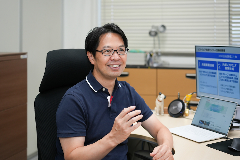 Picture of Dr. Kobayashi at the interview